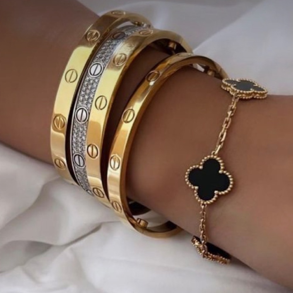 Gold Screw Bracelet Classic Model - Picture 4 of 11